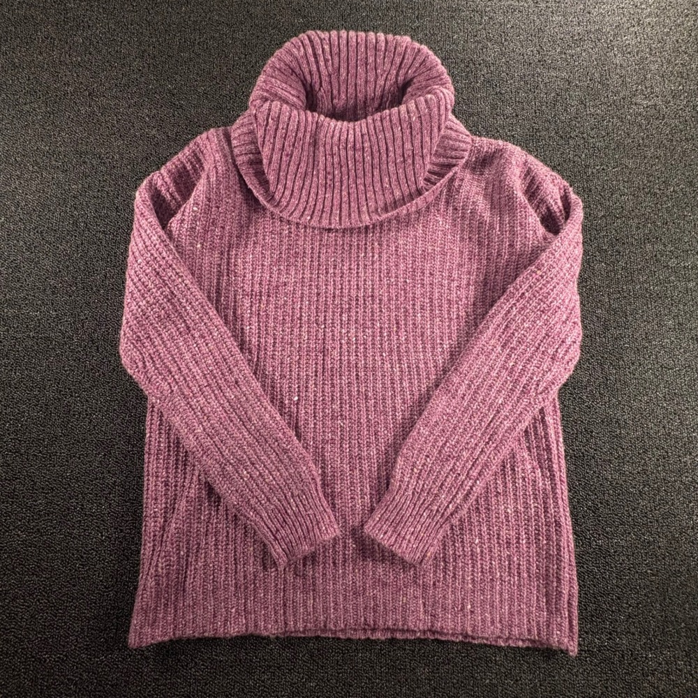 Lauren Ralph Lauren Alpaca Wool Blend Womens XS Ribbed Turtleneck‎ Sweater NWOT